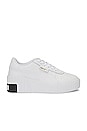 view 1 of 6 SNEAKERS CALI WEDGE in Puma White & Puma Black