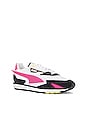 view 2 of 6 Lo Rider Tech Sneaker in Puma White & Ultra Magenta