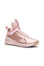 view 2 of 6 Fierce Metallic Sneaker in Rose Gold