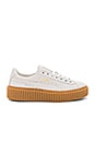 view 1 of 6 x Rihanna Anniversary Creepers in White & Star White