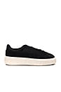 view 1 of 6 Basket Platform Sneaker in Puma Black & Whisper White