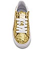 view 4 of 6 Basket Platform Glitter Sneaker in Gold