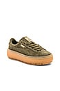 view 2 of 6 Suede Platform Rugged Sneaker in Olive Night