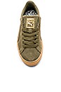 view 4 of 6 Suede Platform Rugged Sneaker in Olive Night