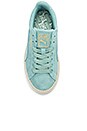 view 4 of 6 Suede Platform Trace Sneaker in Aquifer & Blue Flower