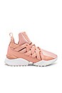 view 1 of 6 Muse Echo Satin EP Sneaker in Peach Beige Puma White