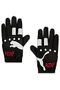 view 1 of 2 x A$Ap Rocky Driving Gloves in Puma Black, Fierce Red, & Puma White