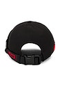 view 2 of 4 x A$Ap Rocky Seatbelt Cap in Puma Black & Fierce Red