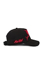 view 3 of 4 x A$Ap Rocky Seatbelt Cap in Puma Black & Fierce Red