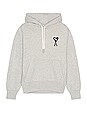 view 1 of 3 AMI Hoodie in Light Gray Heather