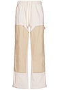 view 3 of 5 X Rhuigi Double Knee Pant in Tan in White