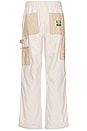 view 4 of 5 X Rhuigi Double Knee Pant in Tan in White