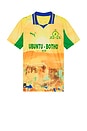 view 1 of 5 x Kidsuper Jersey Replica in Pel Yellow & Fast Green