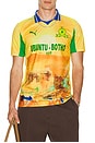 view 4 of 5 x Kidsuper Jersey Replica in Pel Yellow & Fast Green