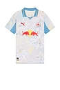 view 1 of 5 x Kidsuper Jersey Replica in Frosted Ivory & Puma Red