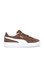 view 1 of 7 Kids Suede Classic Sneaker in Haute Coffee & Puma White