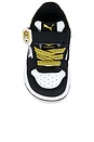 view 4 of 6 Toddler Rebound Slam Lo Transformers Sneaker in Puma White, Puma Black, & Bright Mango Yellow