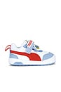 view 1 of 6 Toddler Multiflex 2 Sl Transformers Sneaker in Puma White, For All Time Red, & Chambray Blue