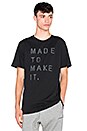 view 1 of 4 x Stampd Print Tee in Black