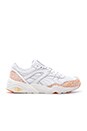 view 1 of 5 R698 Snow Splatter in White Fluo Orange