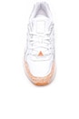 view 3 of 5 R698 Snow Splatter in White Fluo Orange