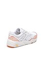 view 4 of 5 R698 Snow Splatter in White Fluo Orange