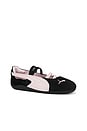 view 2 of 5 Speedcat Ballet Flat in Black & Mauve