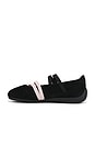 view 5 of 5 Speedcat Ballet Flat in Black & Mauve