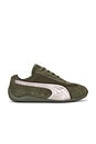 view 1 of 6 Speedcat Premium Sneaker in Dark Olive & Matte Silver