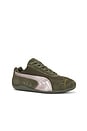 view 2 of 6 Speedcat Premium Sneaker in Dark Olive & Matte Silver