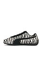 view 5 of 6 Speedcat Zebra Sneaker in Warm White & Puma Black