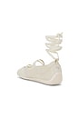 view 3 of 7 X Ros&eacute; Speedcat Ballet Flat in Warm White, Puma Black & Frosty Pink