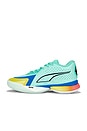 view 5 of 6 X Wnba Tipoff Stewie 5 Launch Sneakers in Mint Jelly, Puma Black, & Lemon Crush