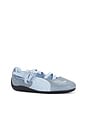 view 2 of 6 Speedcat Ballet Croc Sneakers in Snow Mountain Blue & Puma Black