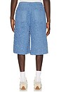 view 2 of 5 SHORTS DENIM CUT THROUGH in Blue