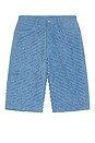view 4 of 5 SHORTS DENIM CUT THROUGH in Blue