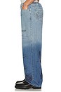 view 3 of 6 PANTALONES DE MEZCLILLA SKETCH PRINT in Blue