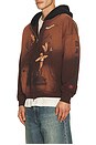view 2 of 5 Rebellious Apple Hoodie in Brown