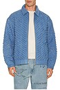 view 1 of 5 CHAQUETA DENIM CUT THROUGH in Blue
