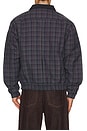 view 4 of 6 Plaid Bomber Jacket in Blue