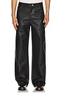 view 1 of 6 Leather Pants in Black