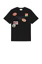 view 4 of 4 Luggage Tag Pas Tee in Black