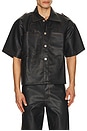 view 1 of 4 Leather Shirt in Black