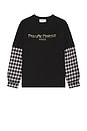 view 5 of 4 Metropolitan Long Sleeve Tee in Black