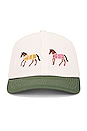 view 1 of 2 Horse Pair Hat in Off White