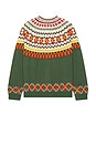 view 2 of 3 JAHAN ISLES 가디건 in Vintage Olive Green
