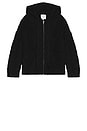 view 1 of 3 CABLE KNIT 후디 in Black