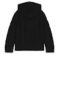 view 2 of 3 CABLE KNIT 후디 in Black