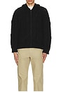view 3 of 3 CABLE KNIT 후디 in Black