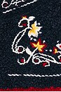 view 3 of 4 Pahari Floral Embroidered Sherpa Jacket in Red & Navy